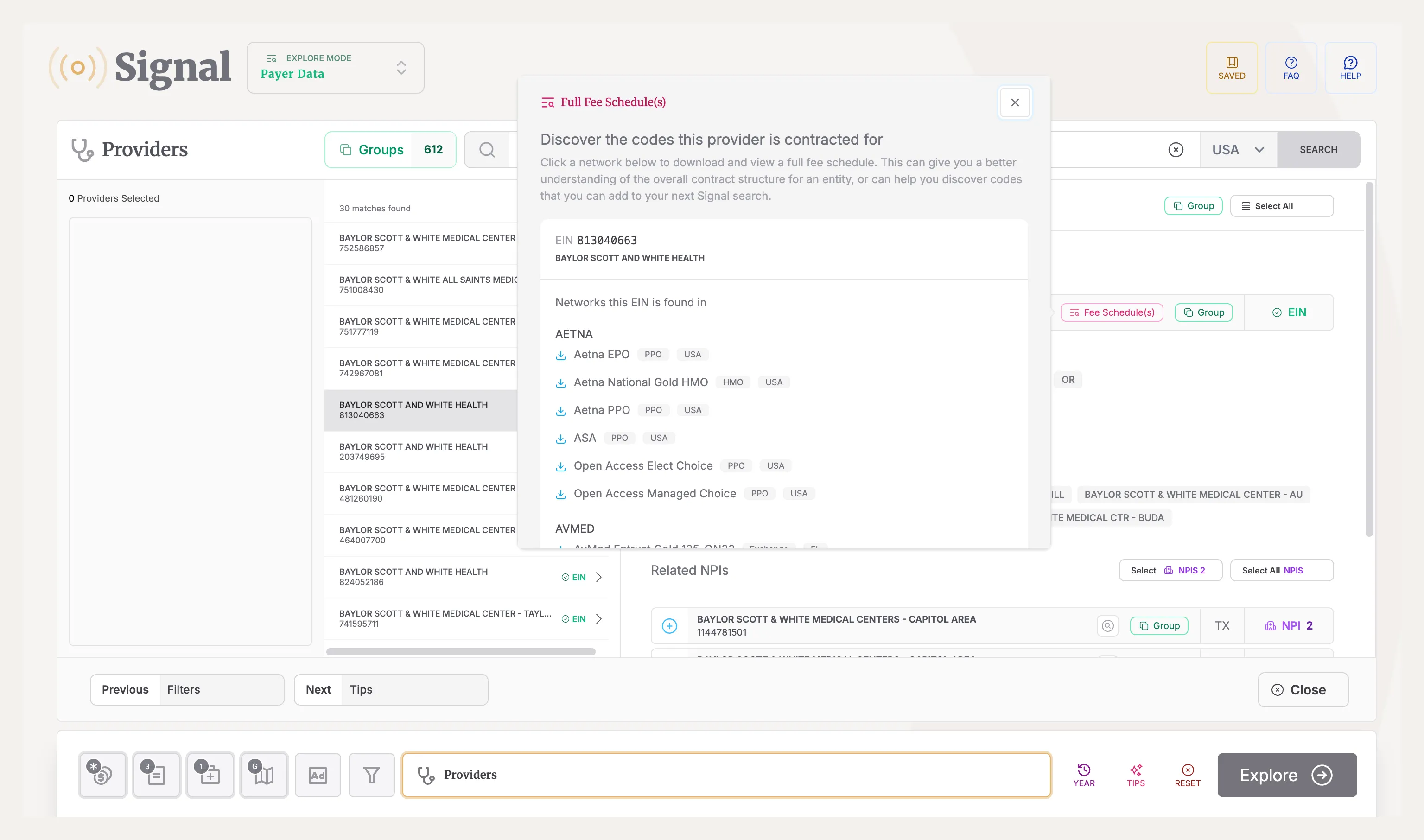 Download Full Fee Schedules for Providers