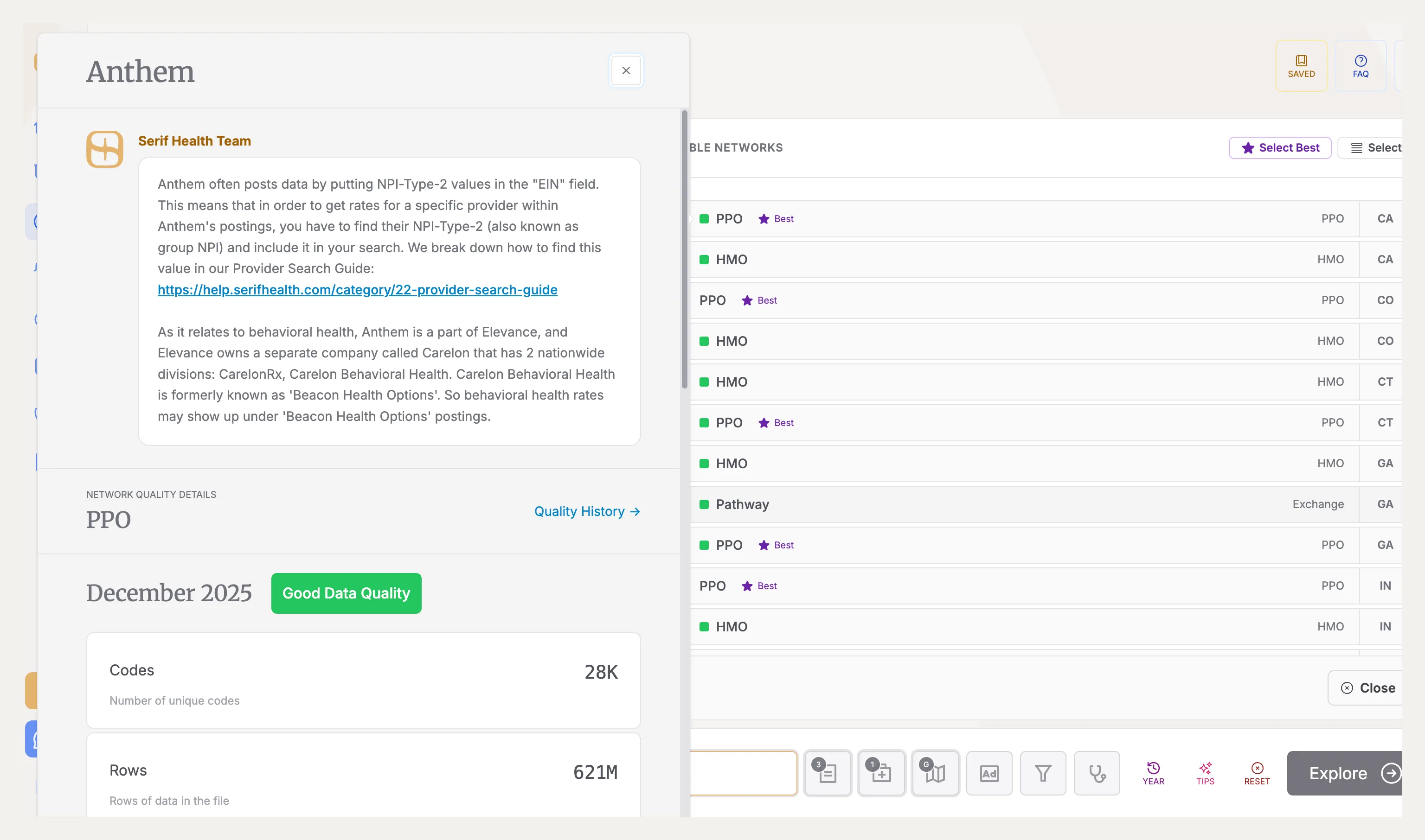 Utilize our Payer Quality Scores when selecting payers